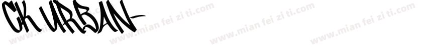 CK Urban字体转换